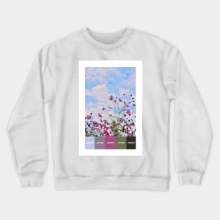 Wildflower Power Color Palette [Rectangles] Crewneck Sweatshirt